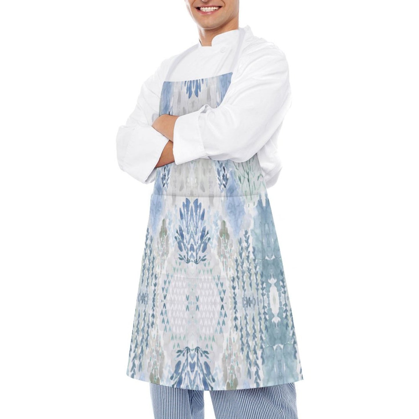 Native Design Apron With Pocket