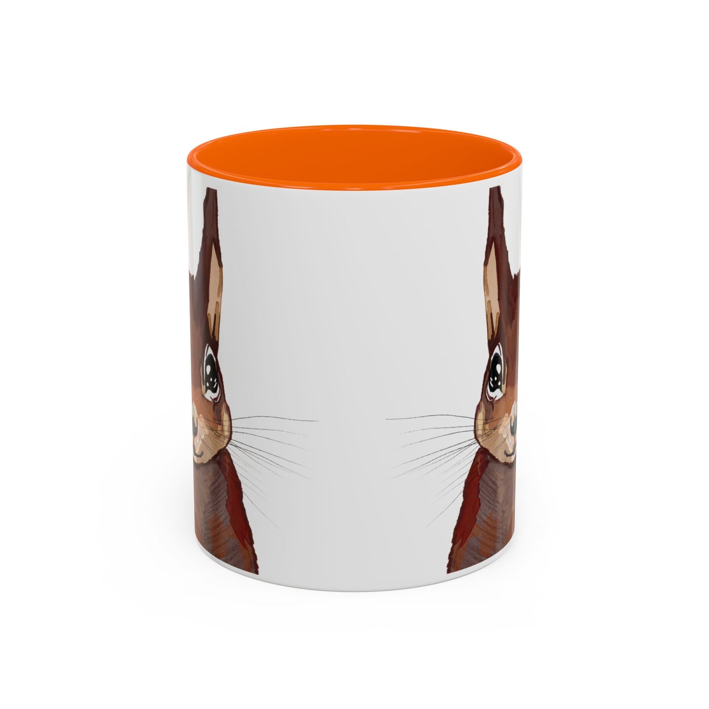 Squirrel Two Tone Coffee Mugs (11oz & 15oz) - Blue Cava