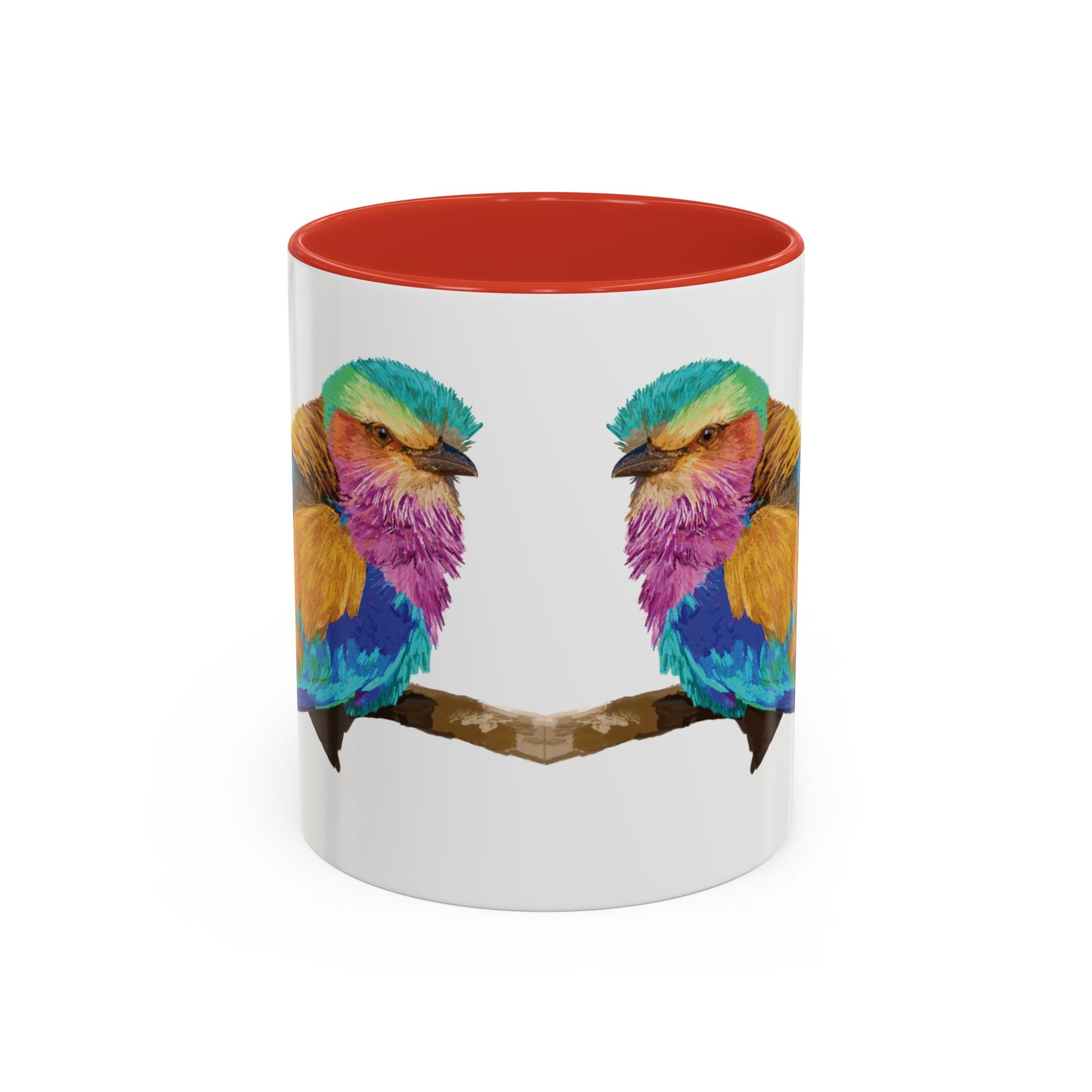 Lilac Breasted Roller Bird Ceramic Mugs (11oz & 15oz) - Blue Cava