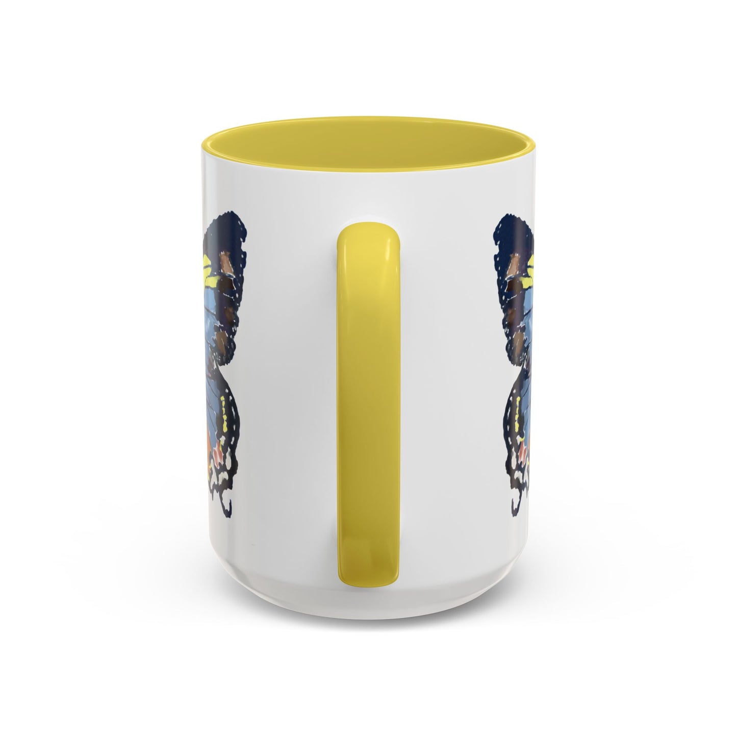 Butterfly Two Tone Mugs (11oz & 15oz) - Blue Cava