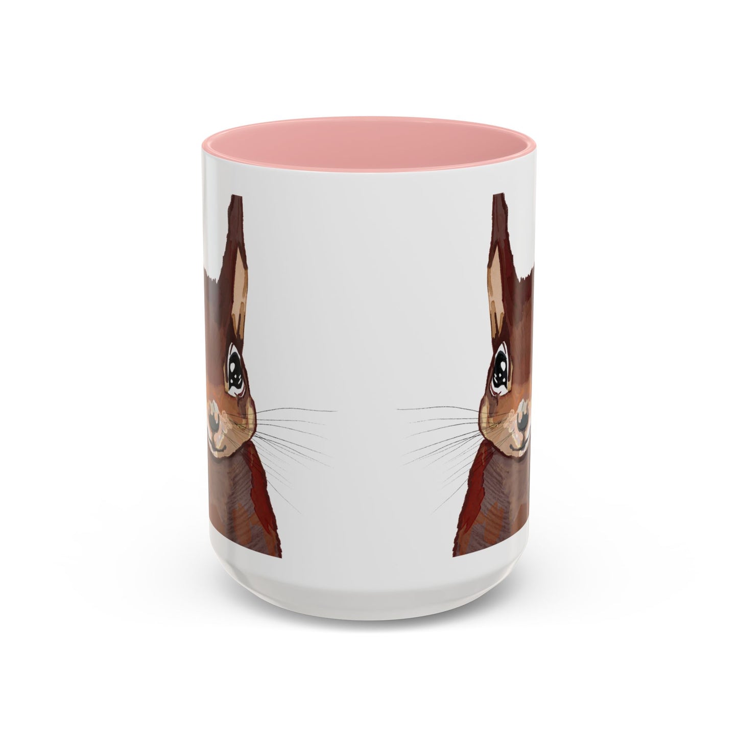 Squirrel Two Tone Coffee Mugs (11oz & 15oz) - Blue Cava