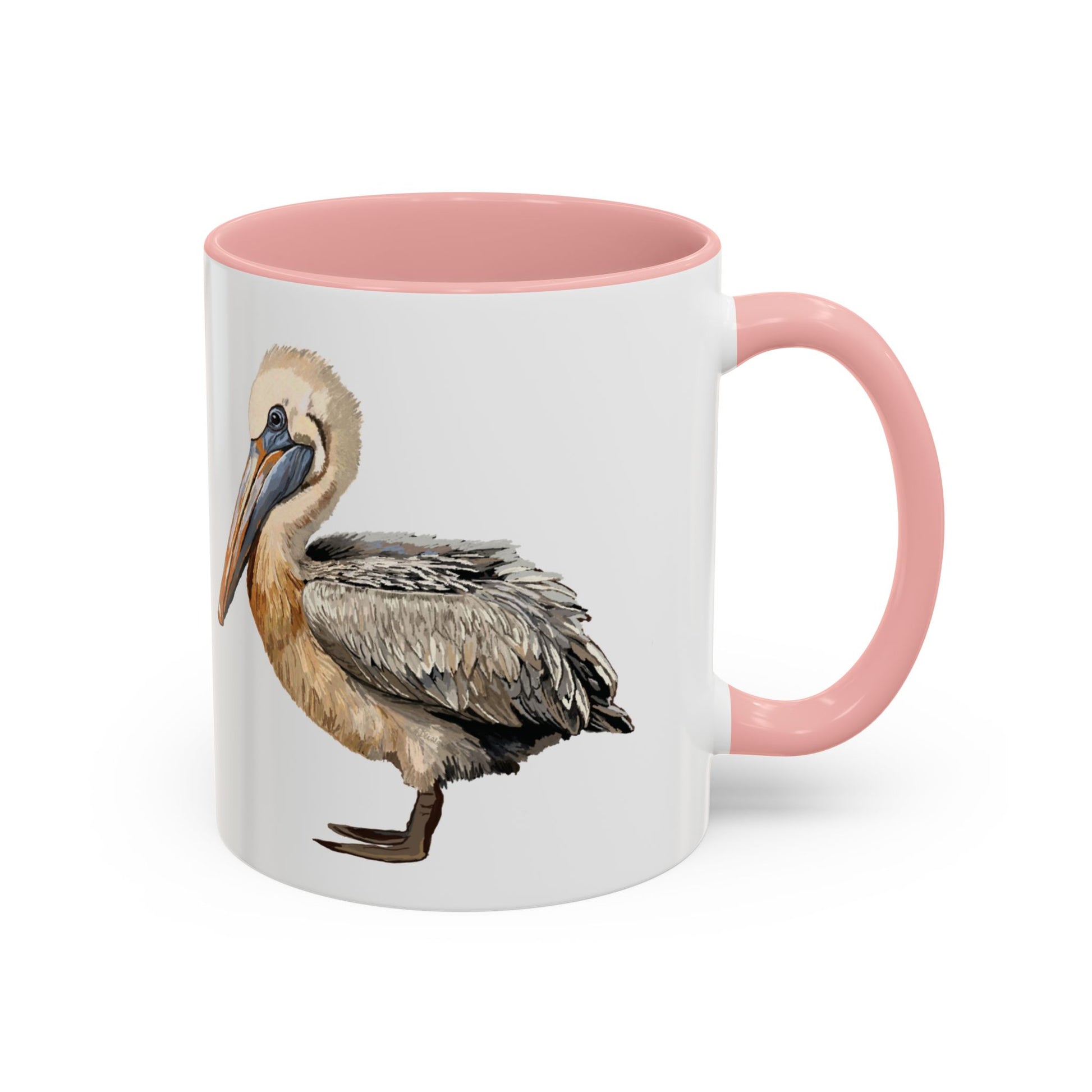 Pelican Two Tone Ceramic Mugs (11oz &15oz) - Blue Cava