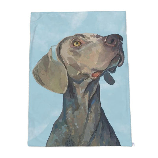 Weimaraner Sherpa Blanket