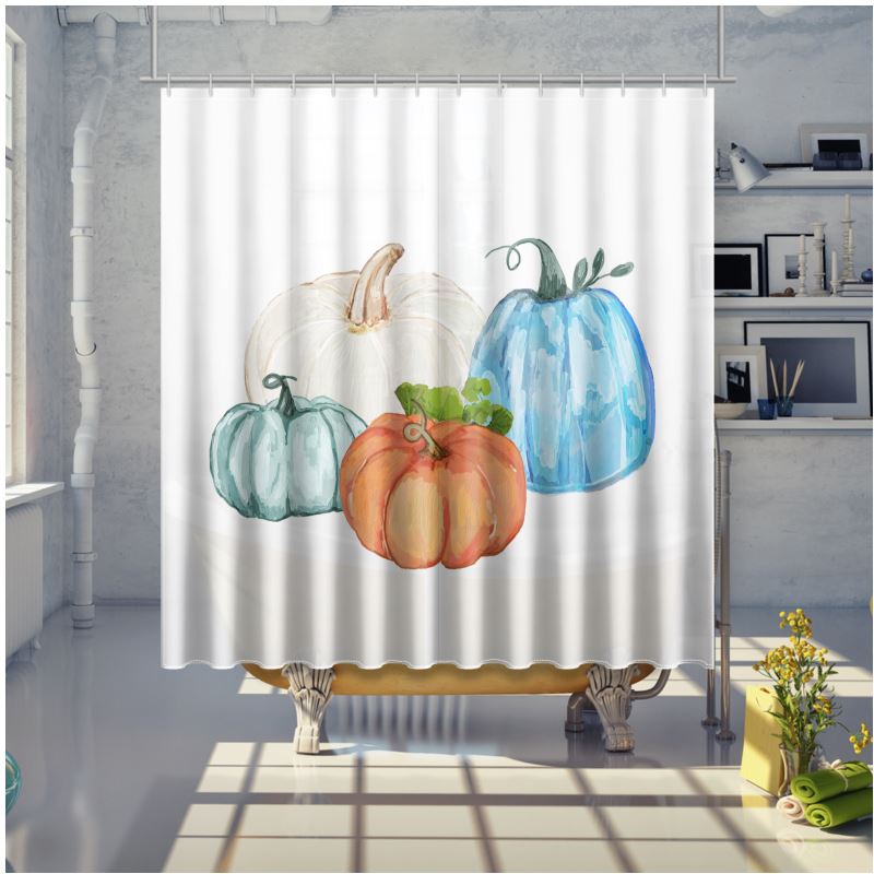 Pumpkin Shower Curtain