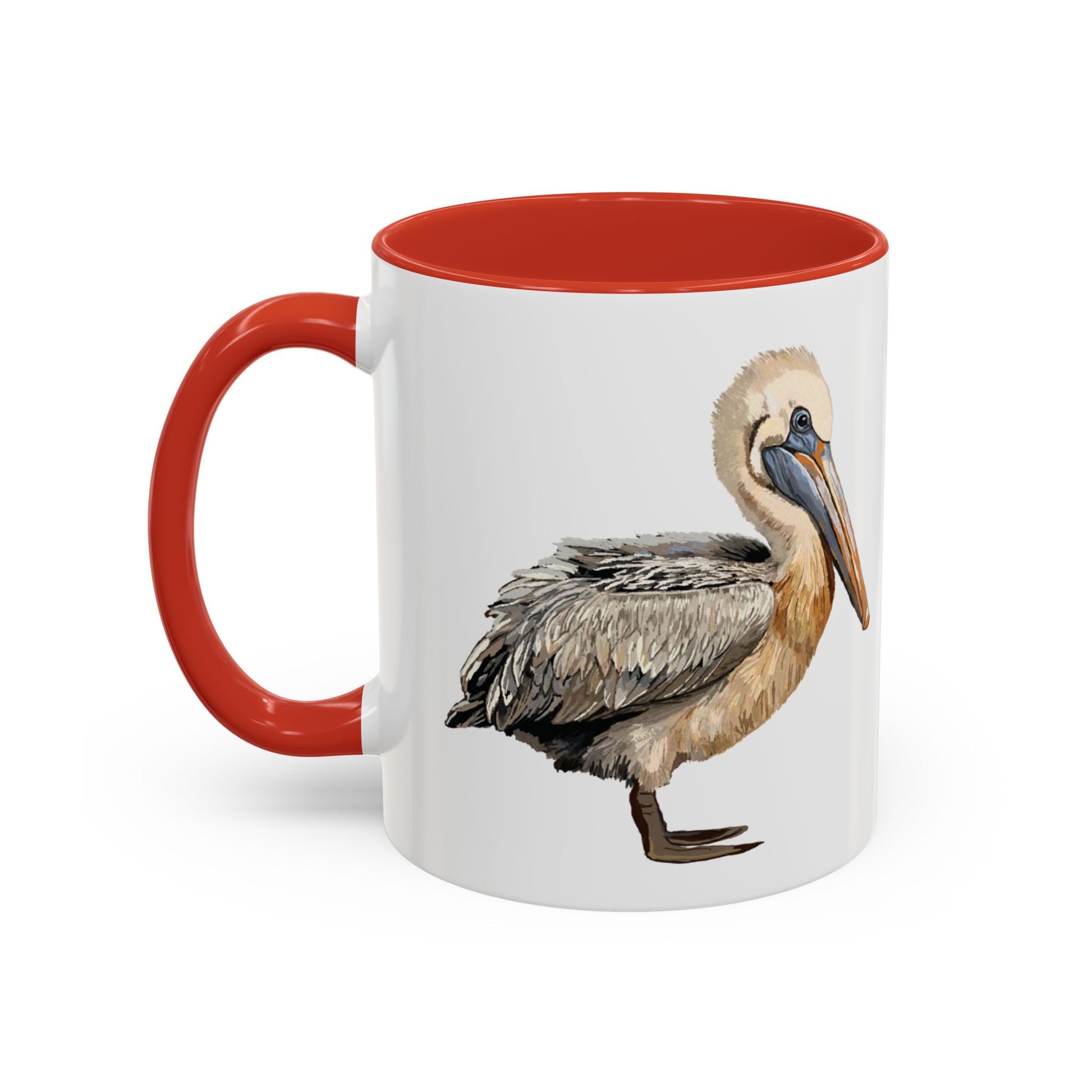 Pelican Two Tone Ceramic Mugs (11oz &15oz) - Blue Cava