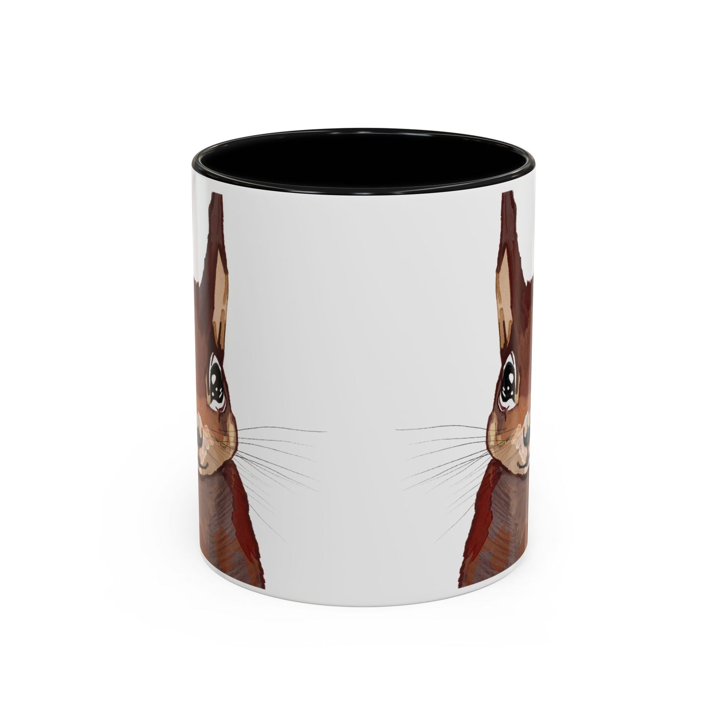 Squirrel Two Tone Coffee Mugs (11oz & 15oz) - Blue Cava