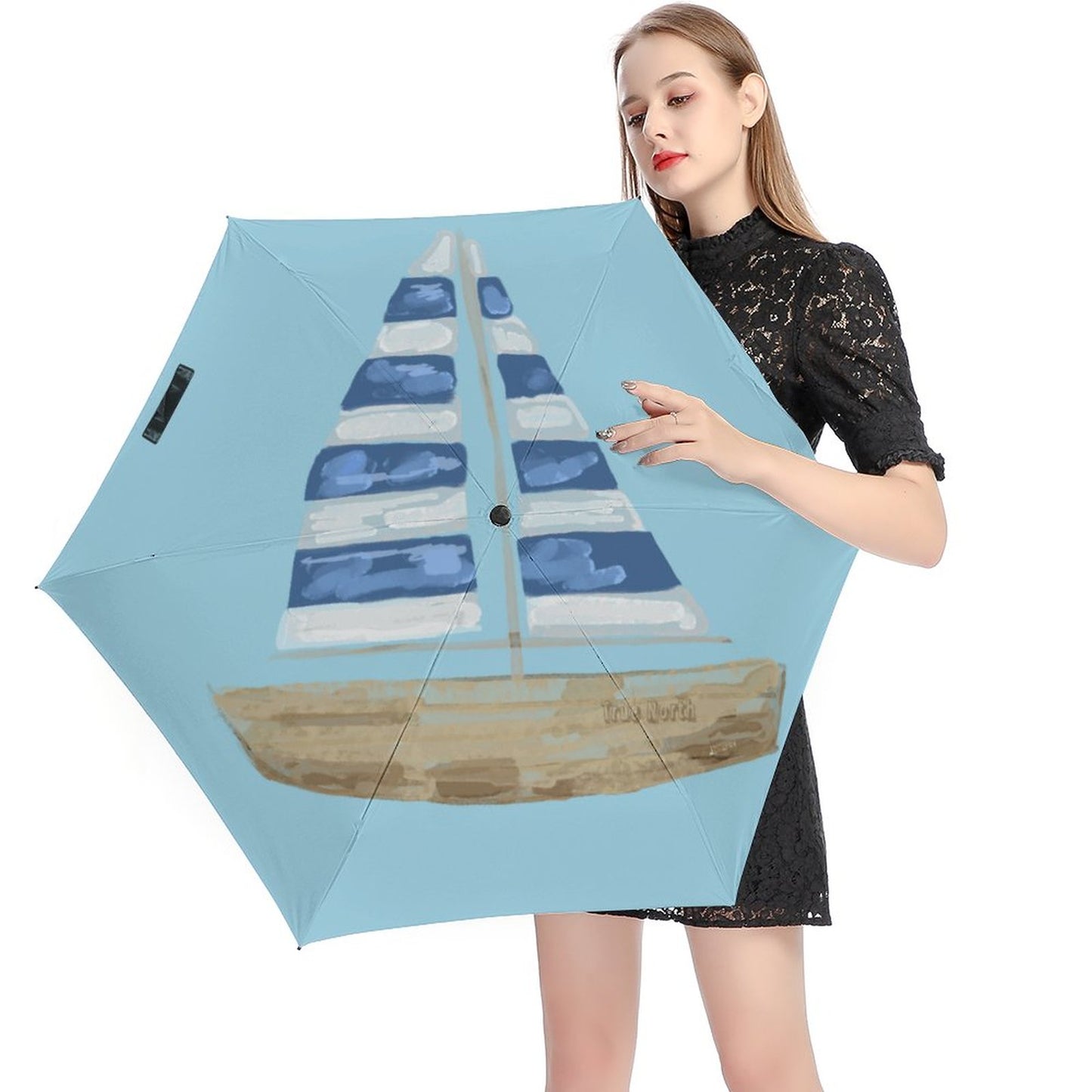 Sailboat Umbrella - 5 Fold