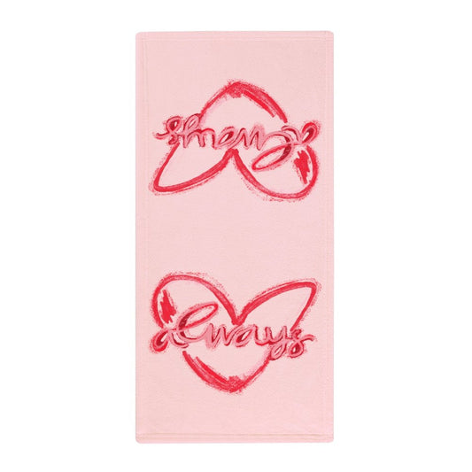 Always Heart Hand Towel - Blue Cava