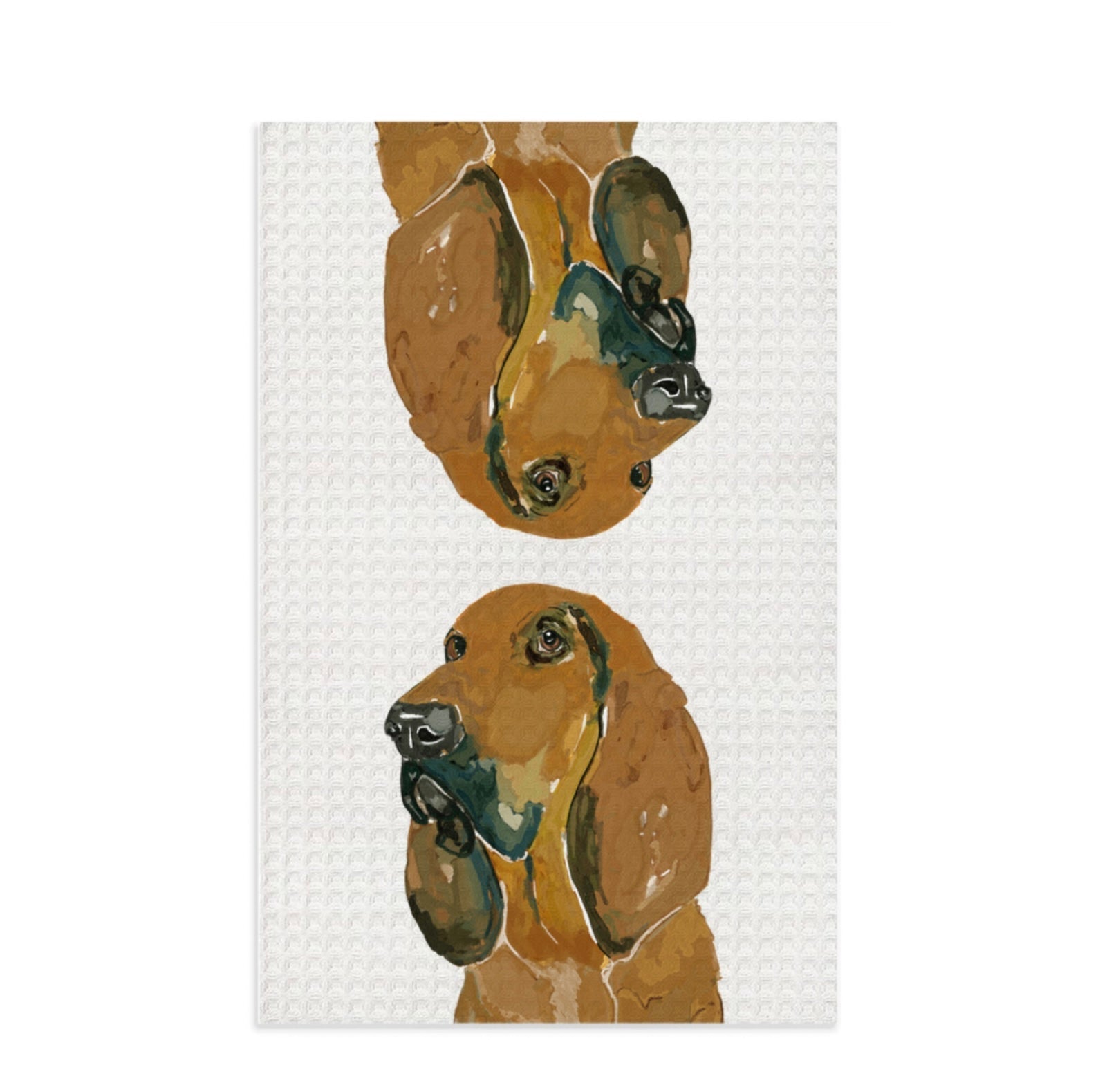 Blood Hound “Scout” Microfiber Waffle Towel - Blue Cava