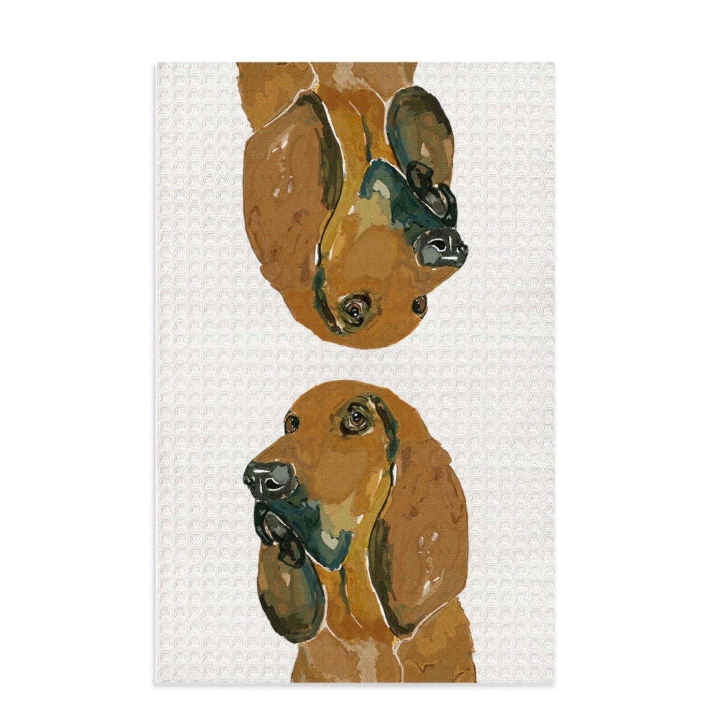 Blood Hound “Scout” Microfiber Waffle Towel - Blue Cava