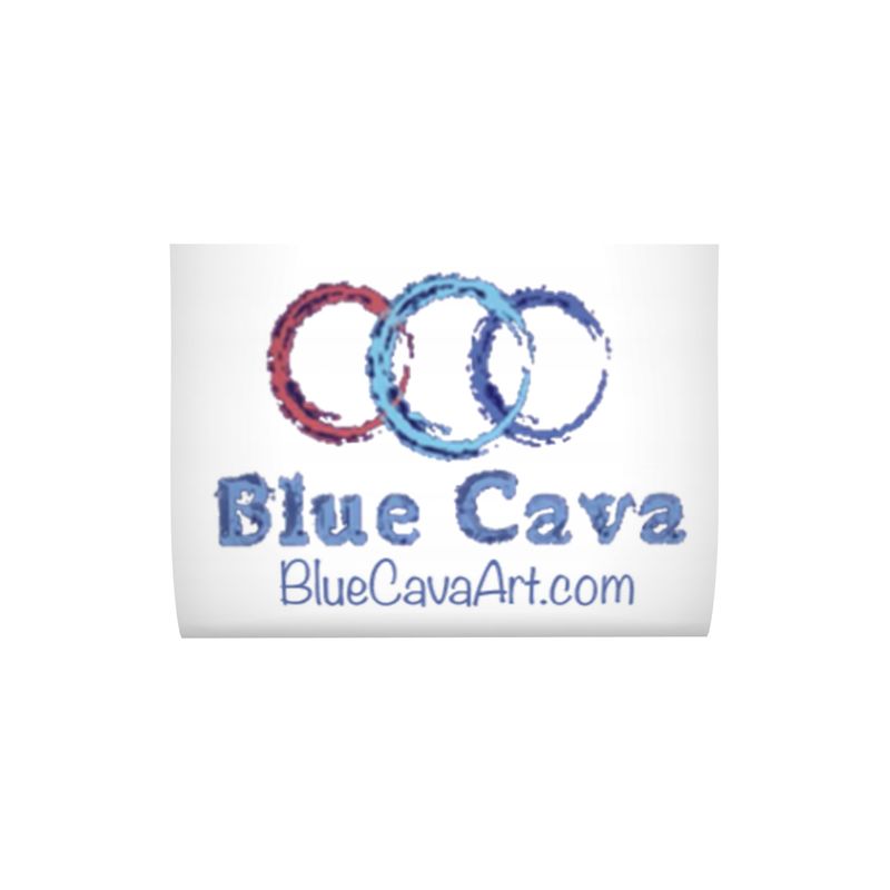 Blue Strip Pillow - Blue Cava