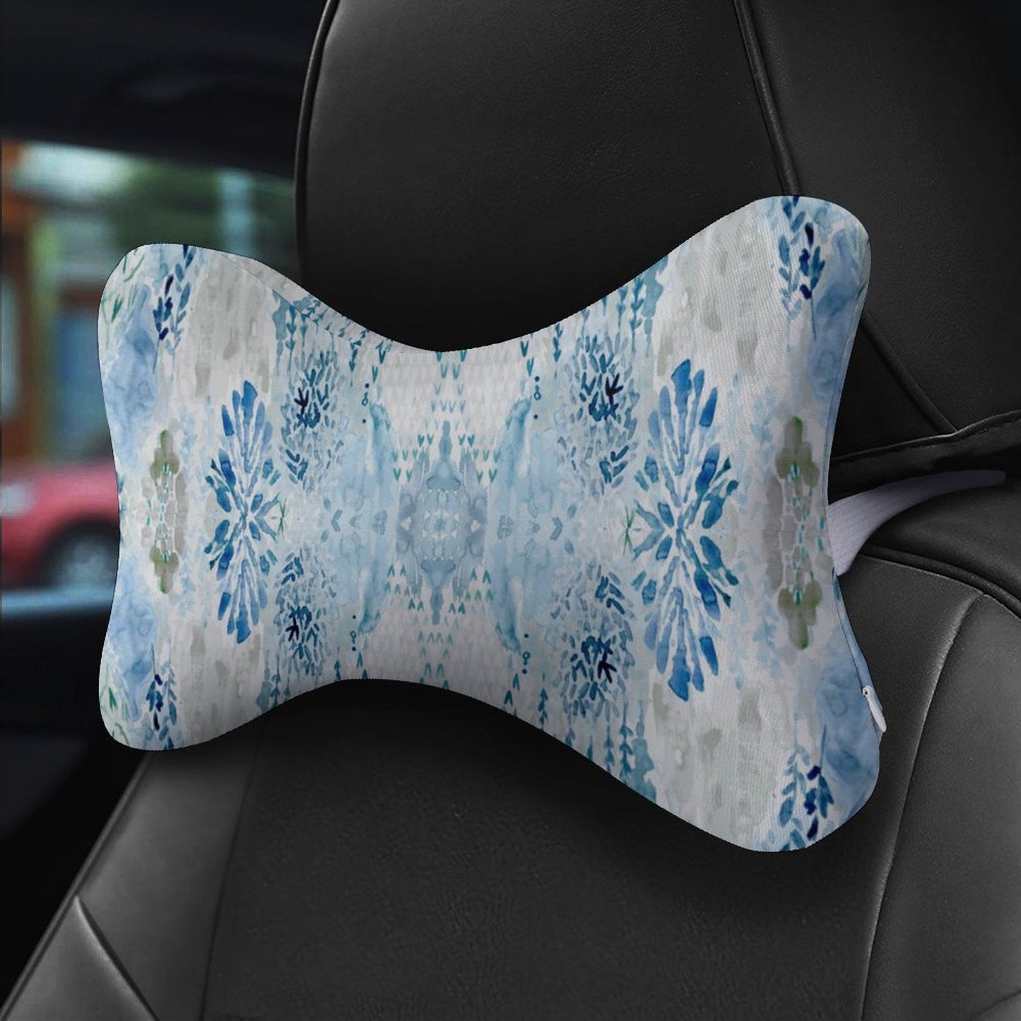 Car Pillow Set (2PCS) - Blue Cava