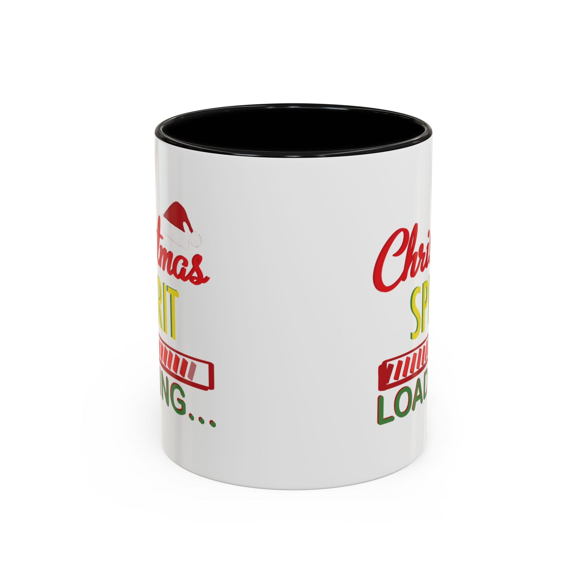 Christmas Spirit Accent Coffee Mug (11oz & 15oz) - Blue Cava