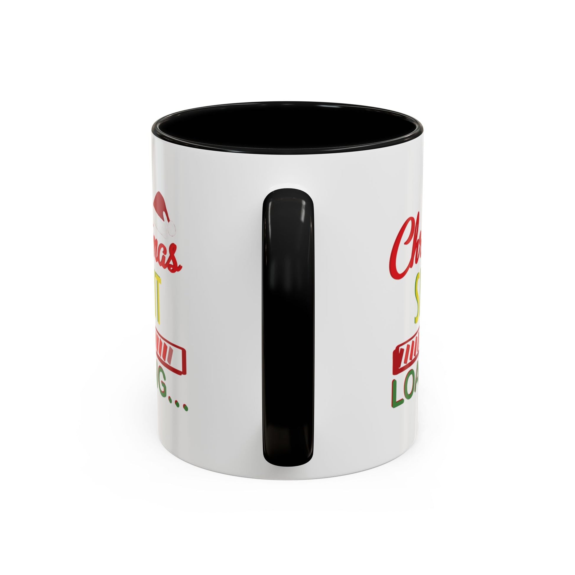 Christmas Spirit Accent Coffee Mug (11oz & 15oz) - Blue Cava