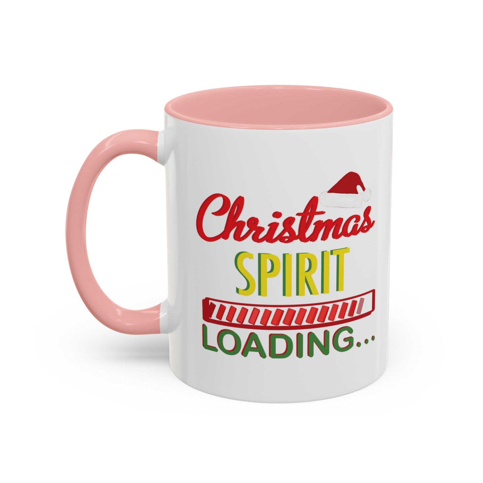 Christmas Spirit Accent Coffee Mug (11oz & 15oz) - Blue Cava