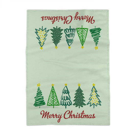 Christmas Trees Kitchen Towel - Blue Cava