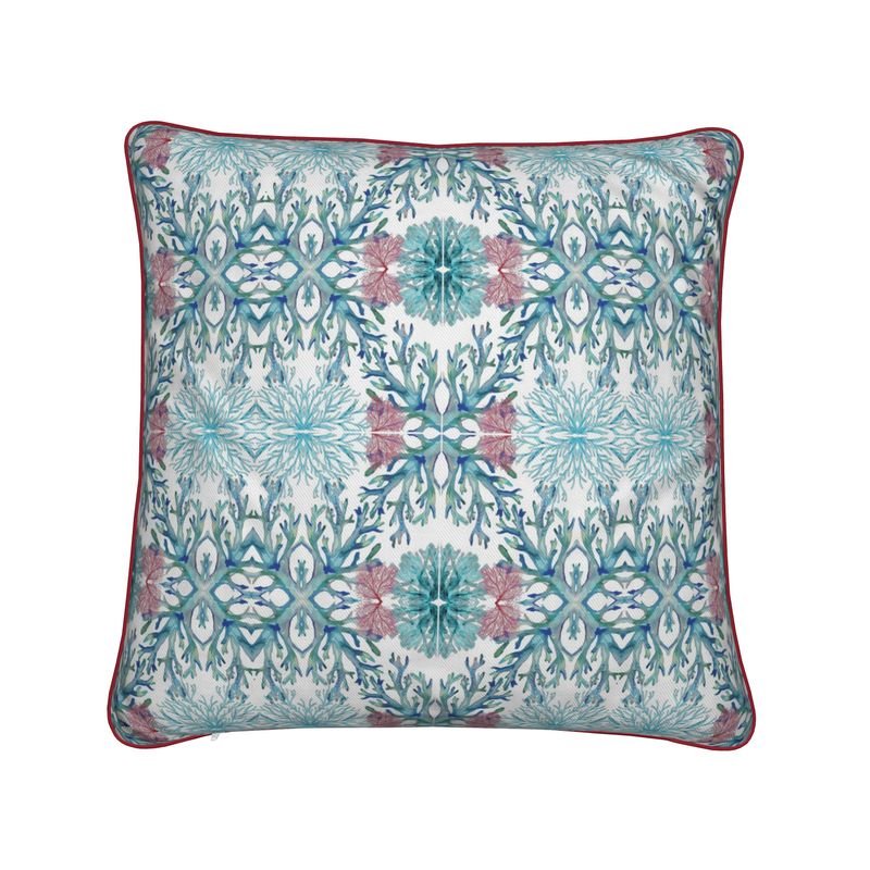 Coastal Pillow Cover - Blue Cava