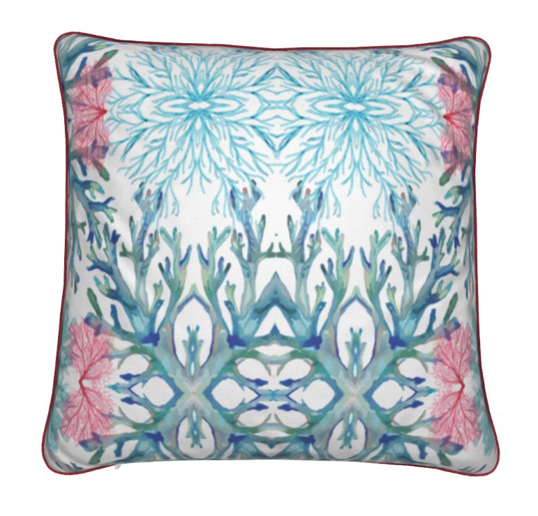 Coastal Premium Pillow - Blue Cava