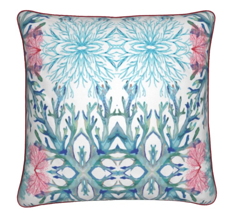 Coastal Premium Pillow - Blue Cava