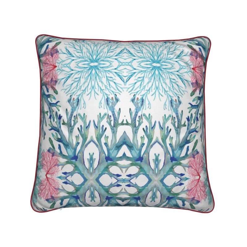 Coastal Premium Pillow - Blue Cava