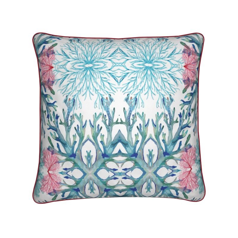 Coastal Premium Pillow - Blue Cava