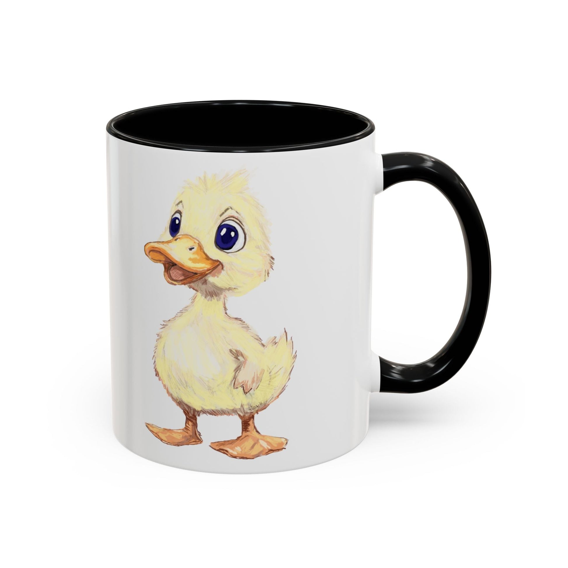 Cute Duck Accent Coffee Mug - 11oz & 15oz - Perfect for Animal Lovers! - Blue Cava