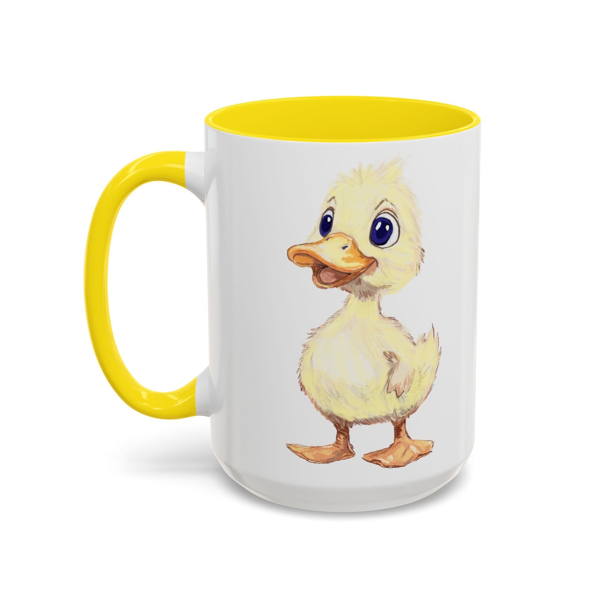 Cute Duck Accent Coffee Mug - 11oz & 15oz - Perfect for Animal Lovers! - Blue Cava