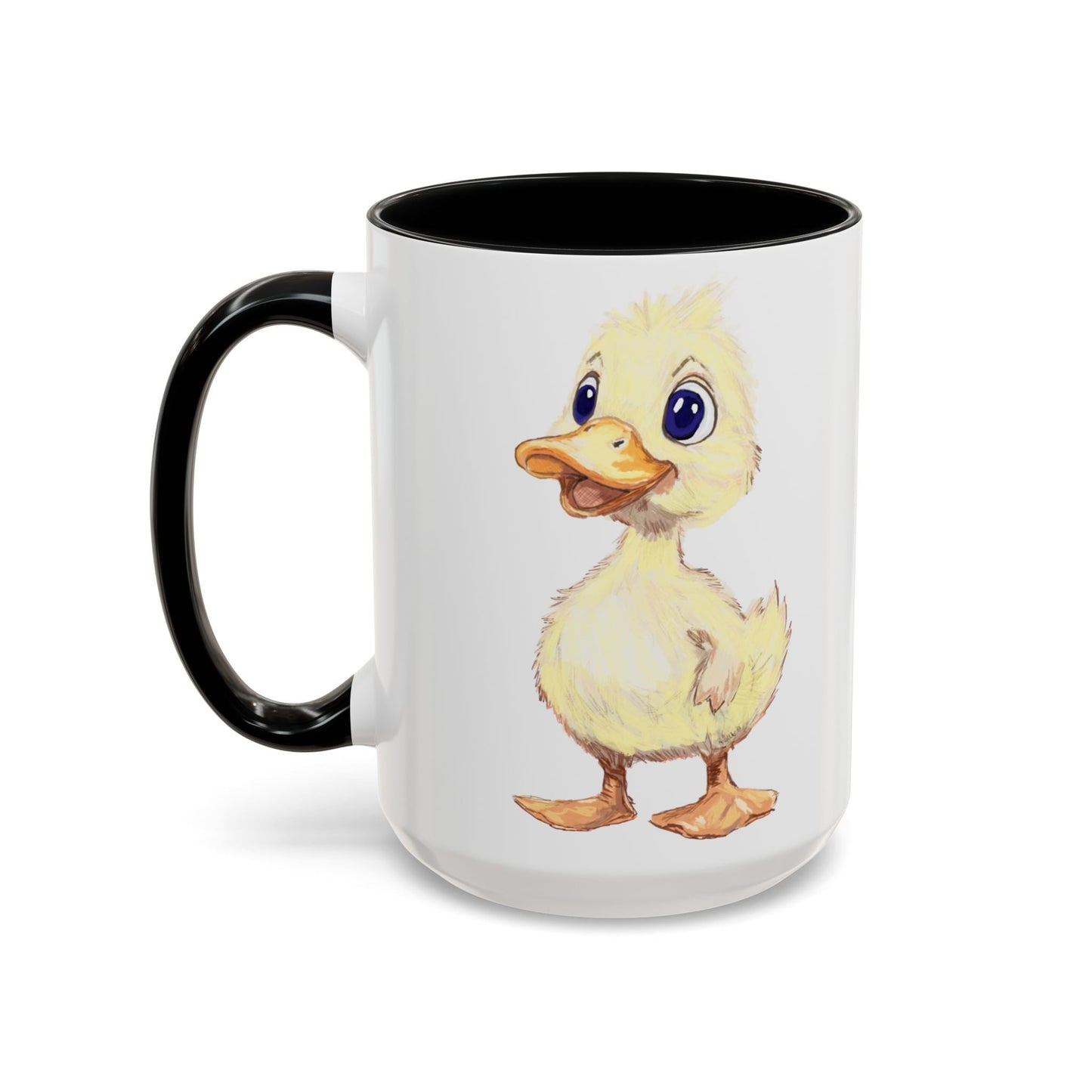 Cute Duck Accent Coffee Mug - 11oz & 15oz - Perfect for Animal Lovers! - Blue Cava