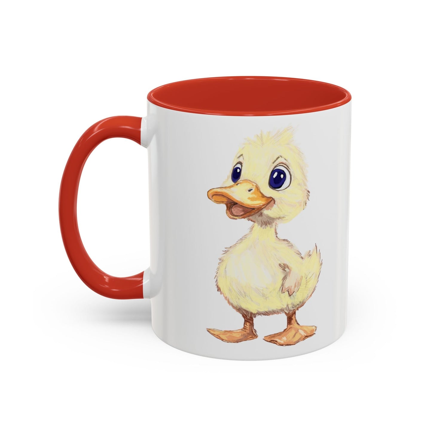 Cute Duck Accent Coffee Mug - 11oz & 15oz - Perfect for Animal Lovers! - Blue Cava