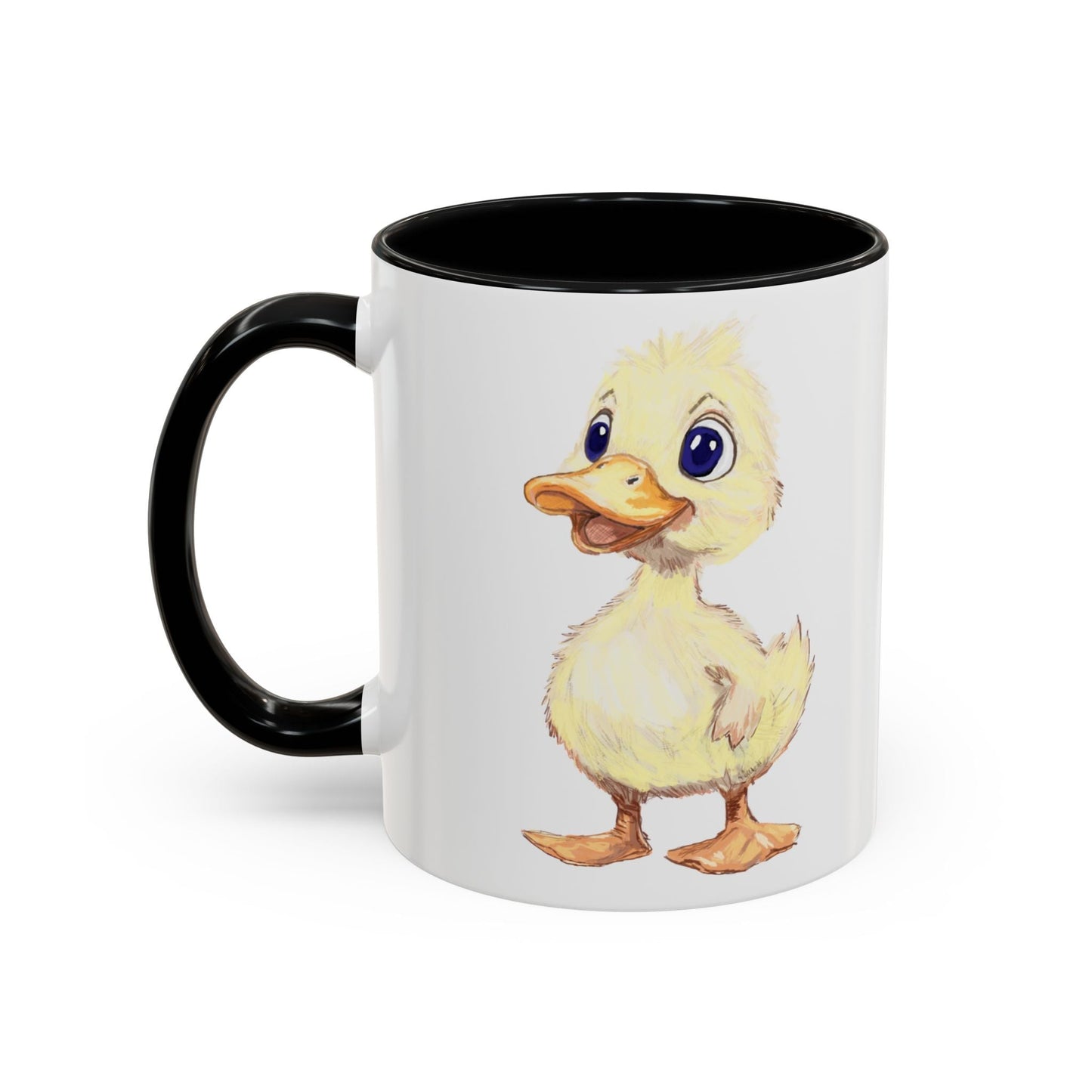 Cute Duck Accent Coffee Mug - 11oz & 15oz - Perfect for Animal Lovers! - Blue Cava