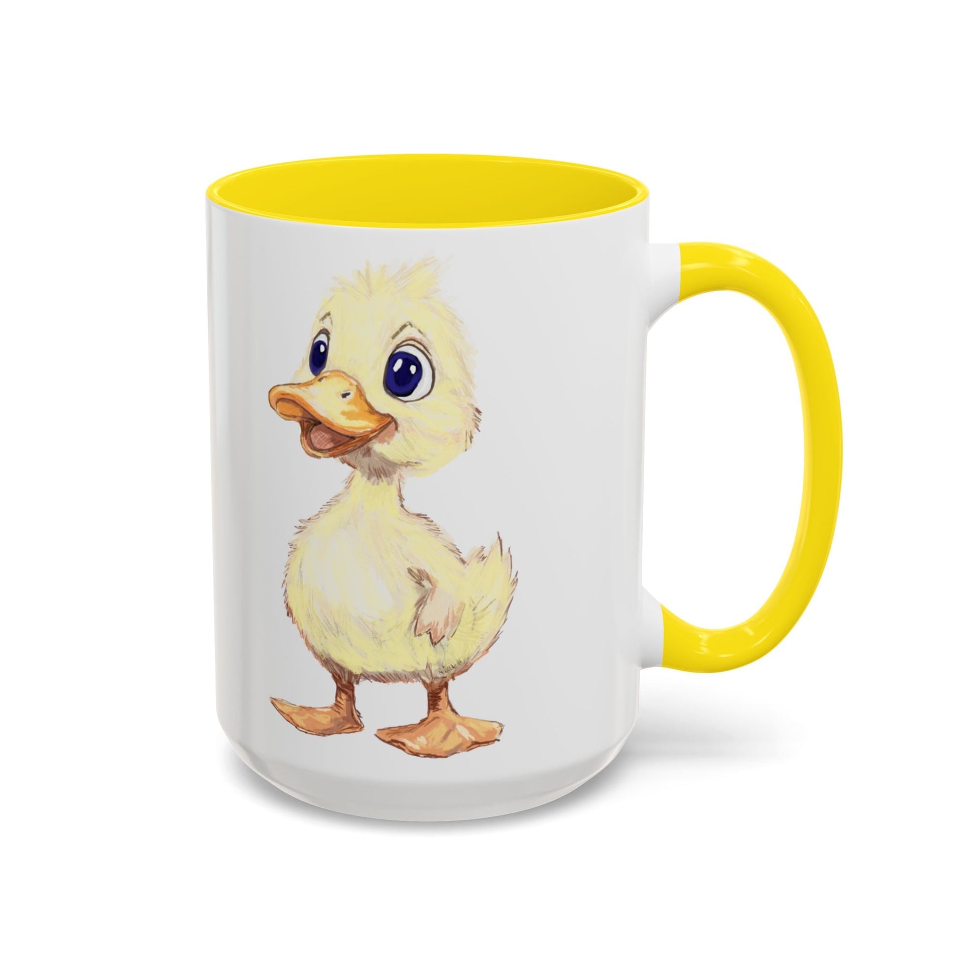 Cute Duck Accent Coffee Mug - 11oz & 15oz - Perfect for Animal Lovers! - Blue Cava