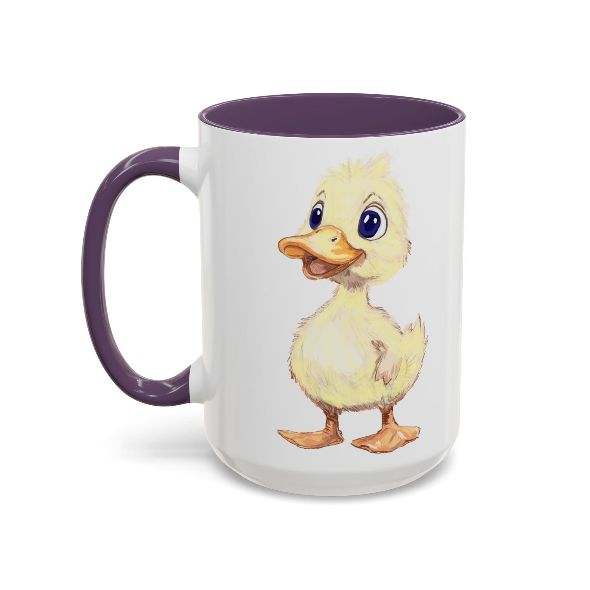 Cute Duck Accent Coffee Mug - 11oz & 15oz - Perfect for Animal Lovers! - Blue Cava