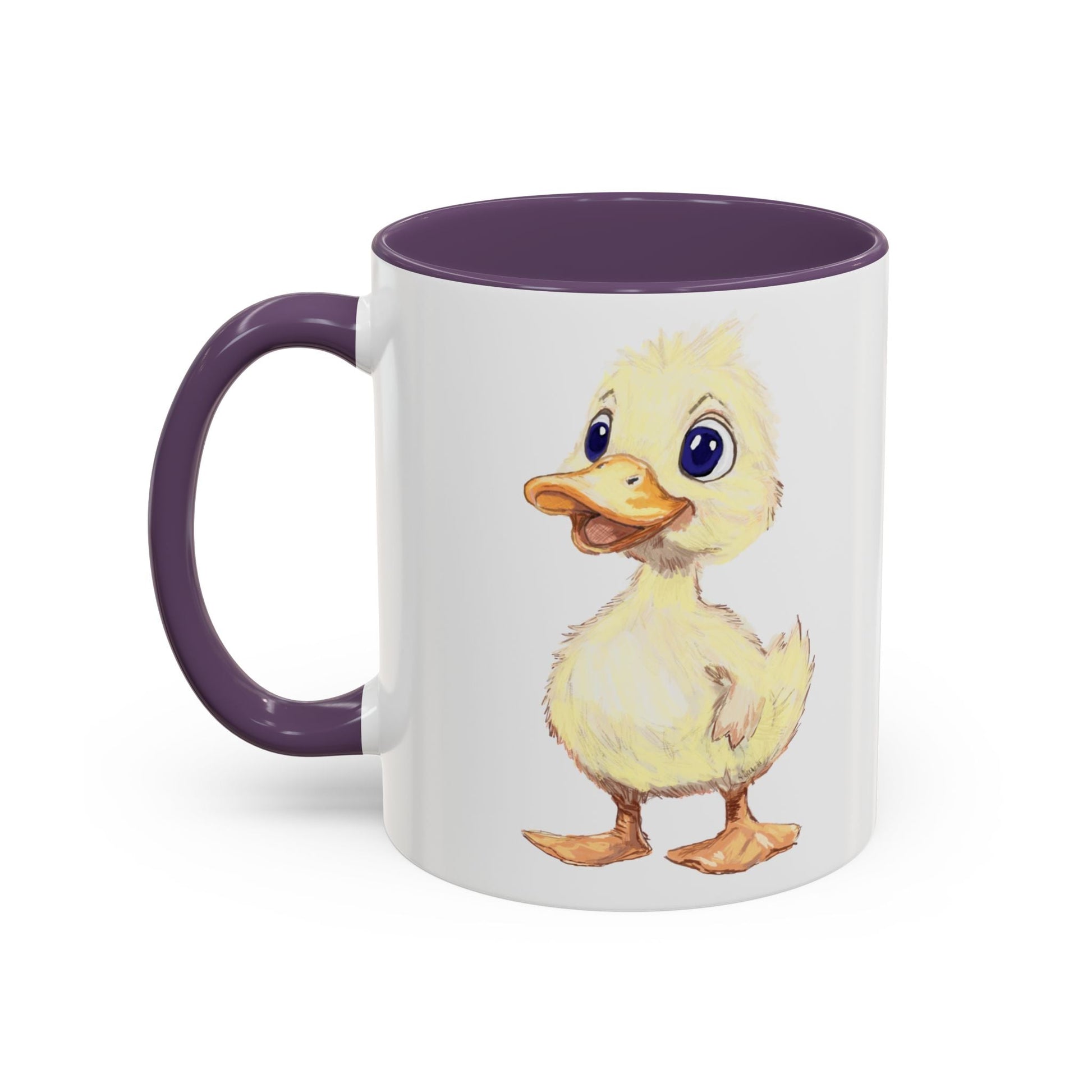 Cute Duck Accent Coffee Mug - 11oz & 15oz - Perfect for Animal Lovers! - Blue Cava