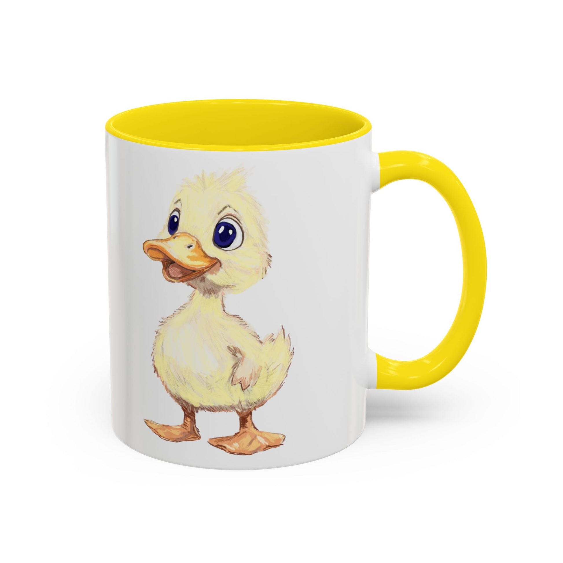 Cute Duck Accent Coffee Mug - 11oz & 15oz - Perfect for Animal Lovers! - Blue Cava