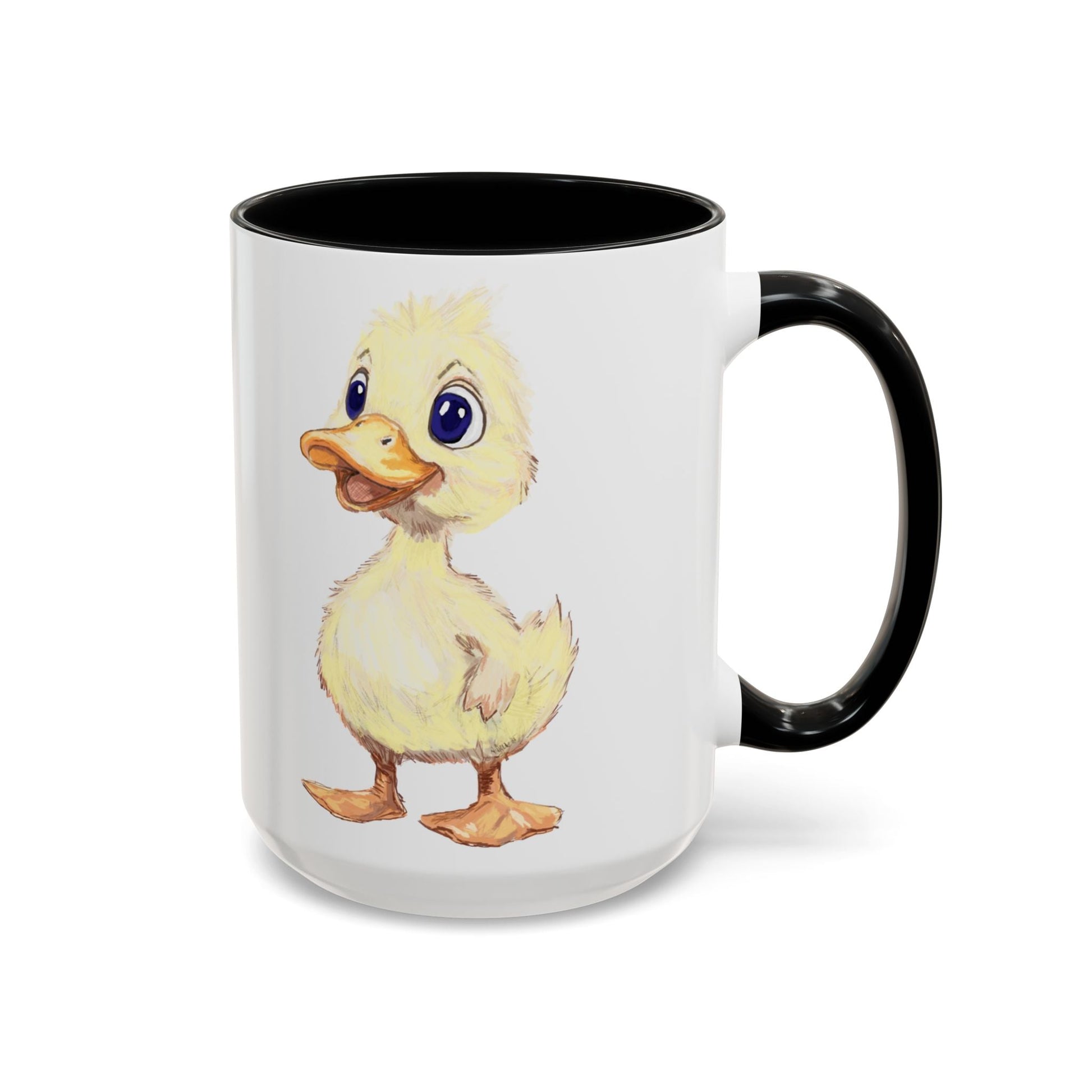 Cute Duck Accent Coffee Mug - 11oz & 15oz - Perfect for Animal Lovers! - Blue Cava