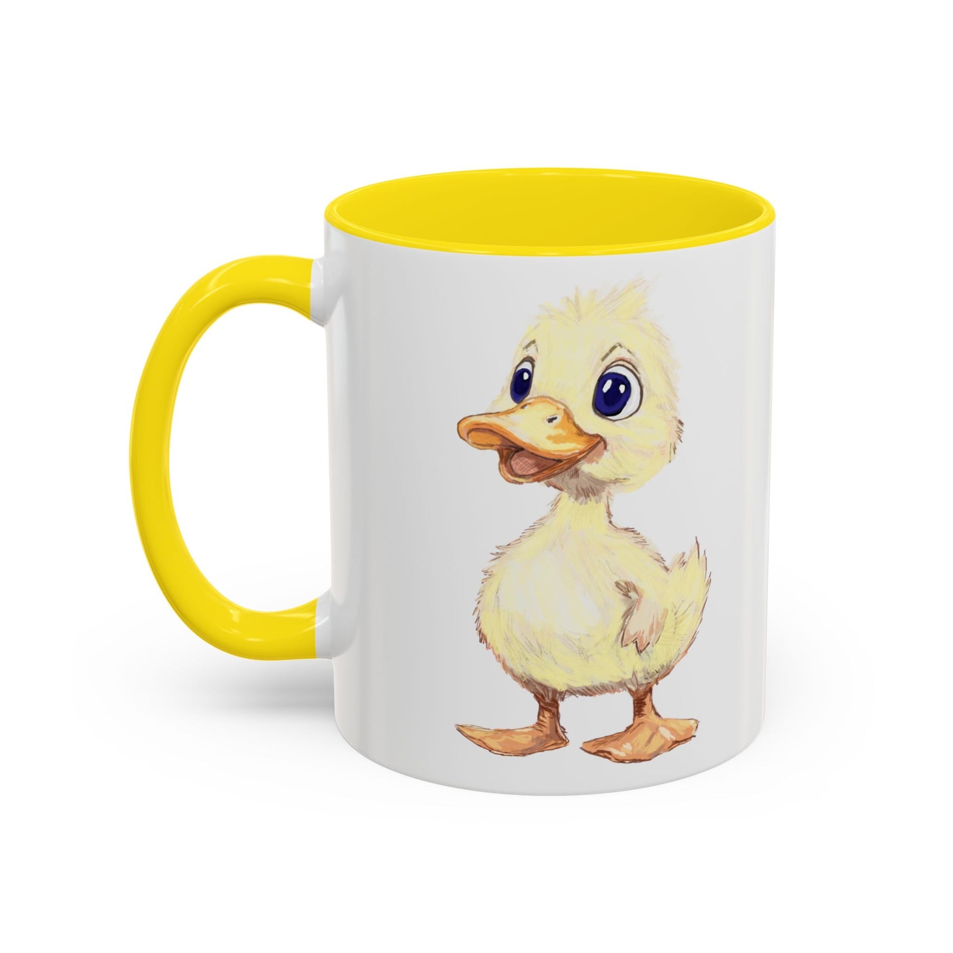 Cute Duck Accent Coffee Mug - 11oz & 15oz - Perfect for Animal Lovers! - Blue Cava