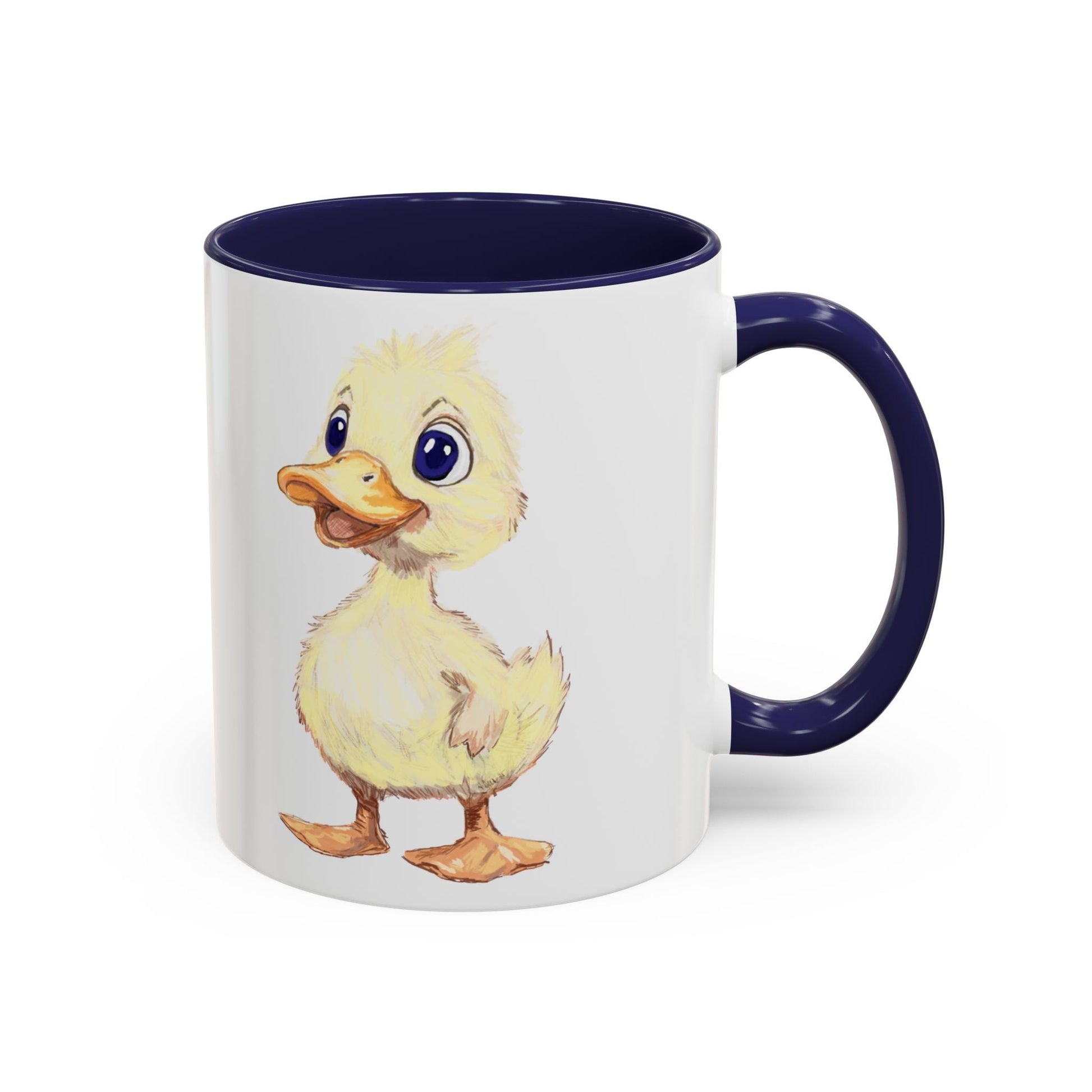 Cute Duck Accent Coffee Mug - 11oz & 15oz - Perfect for Animal Lovers! - Blue Cava