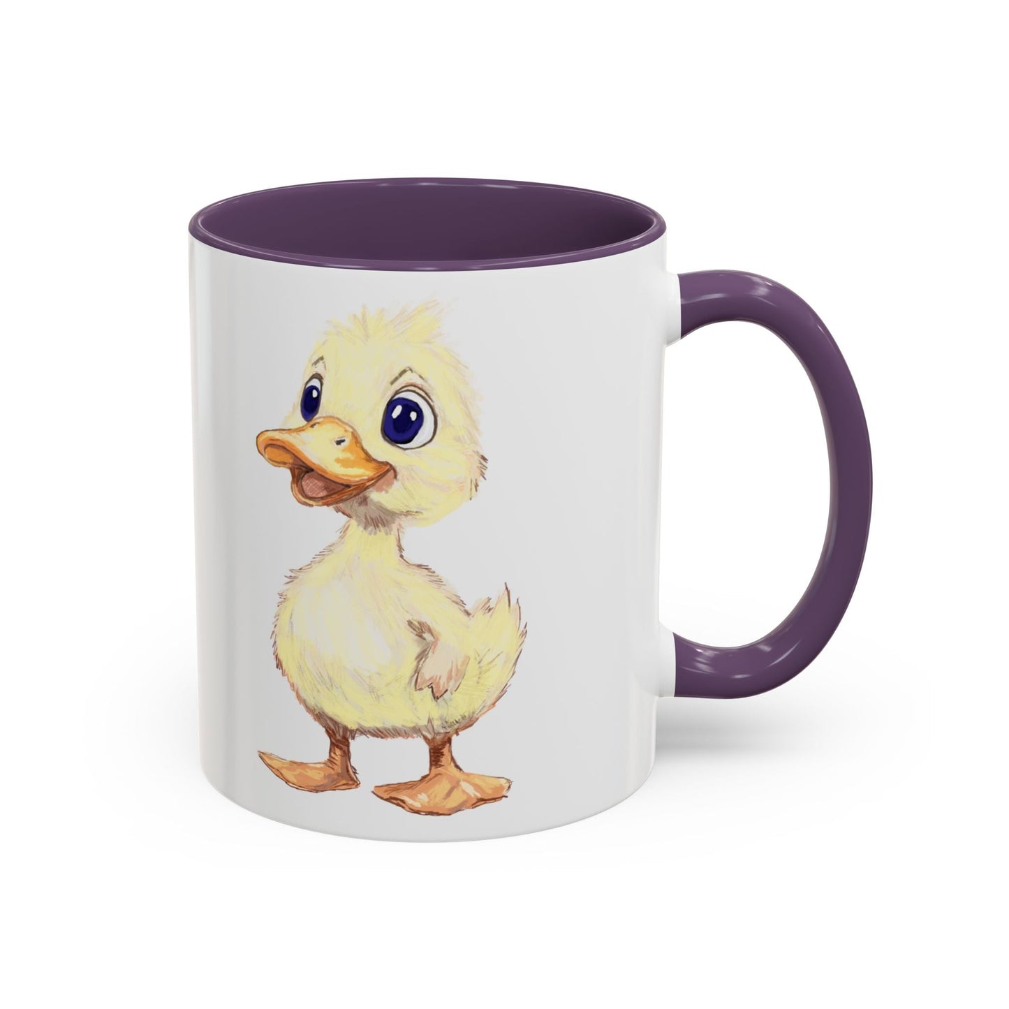 Cute Duck Accent Coffee Mug - 11oz & 15oz - Perfect for Animal Lovers! - Blue Cava