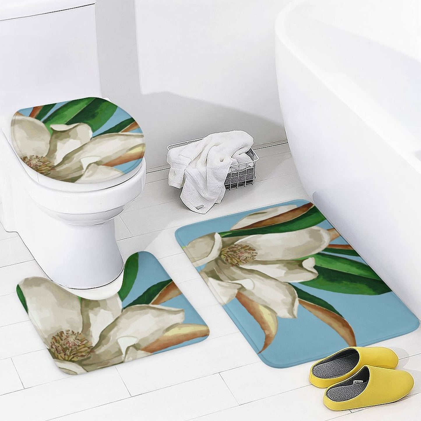 Magnolia Shower Curtain Set