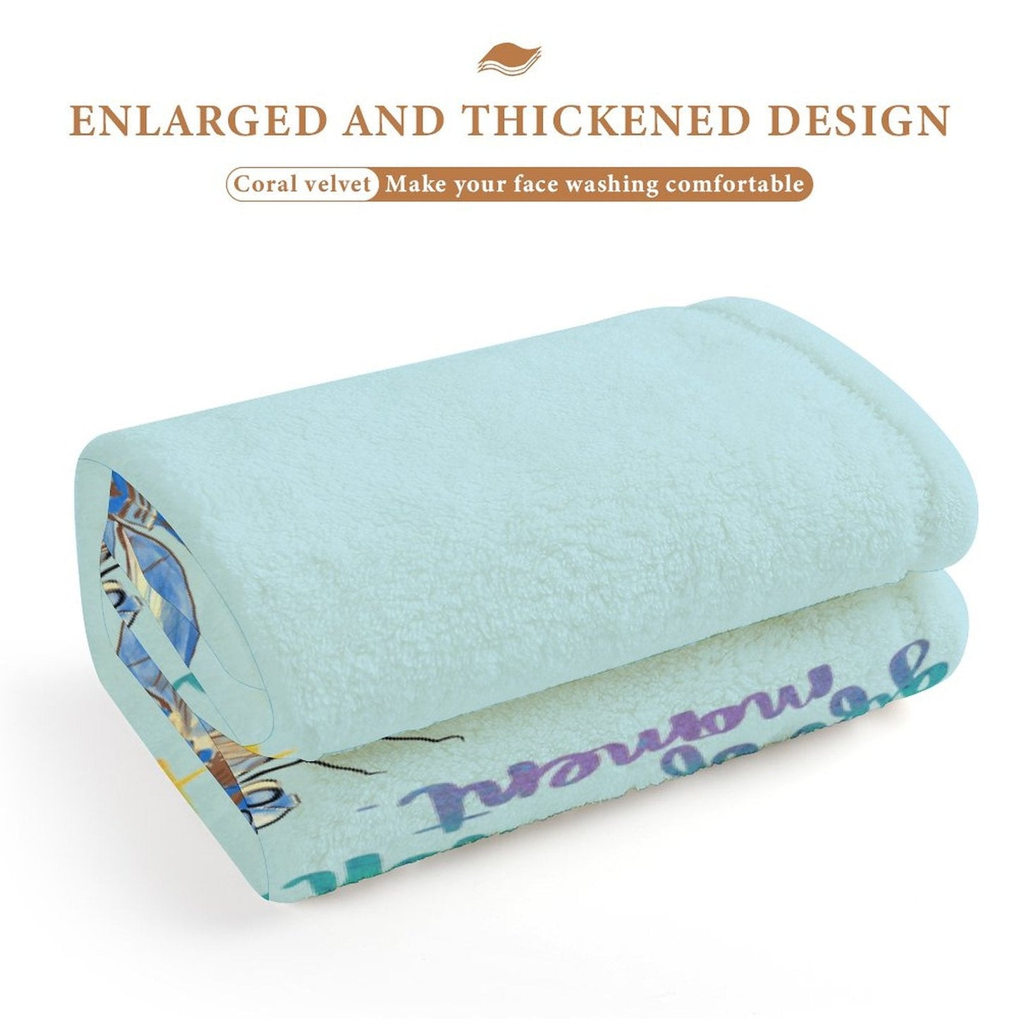 Dragonfly Life Hand Towel - Blue Cava