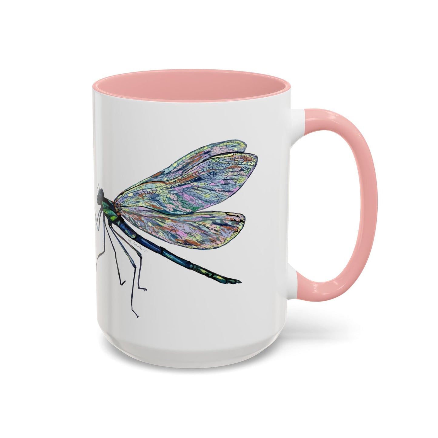 Dragonfly Two Tone Coffee Mug (11oz & 15oz) - Blue Cava