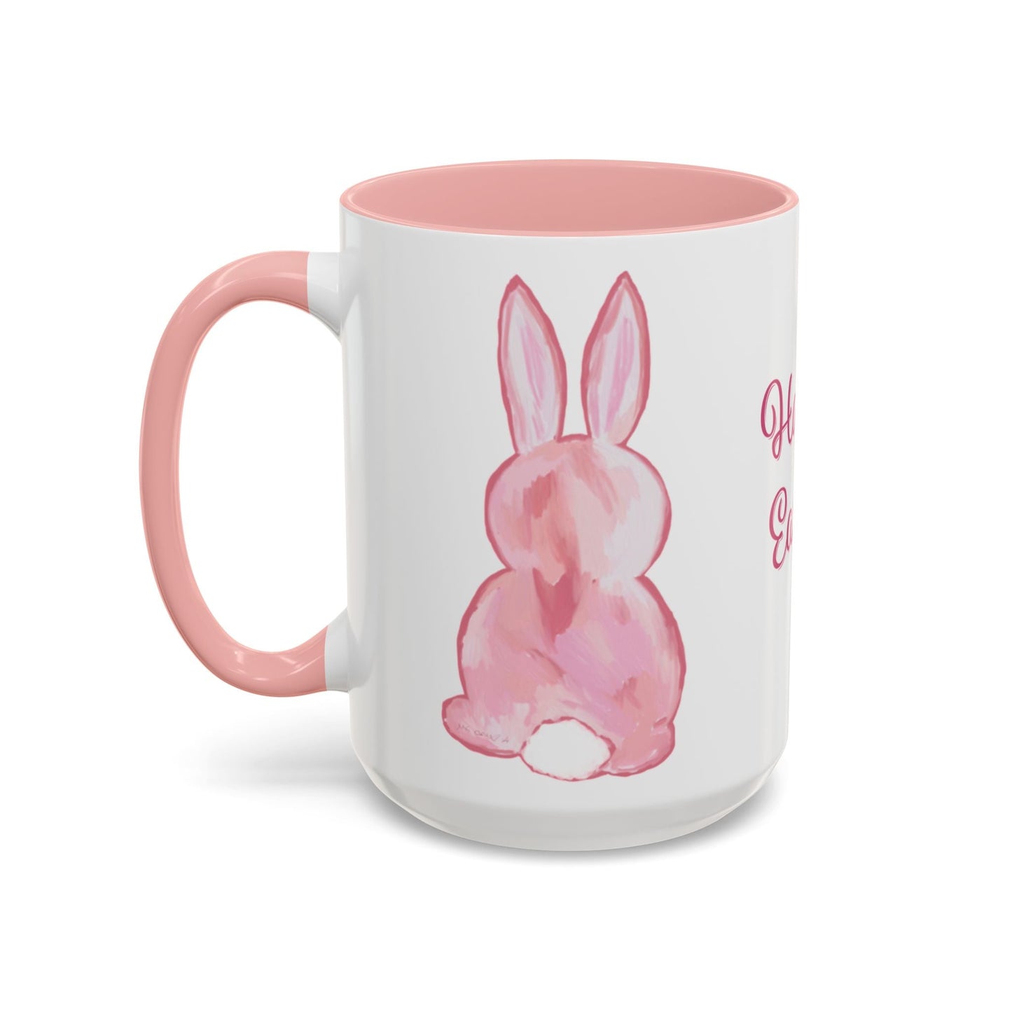 Easter Bunny Two Tone Ceramic Mugs (11oz & 15oz) - Blue Cava