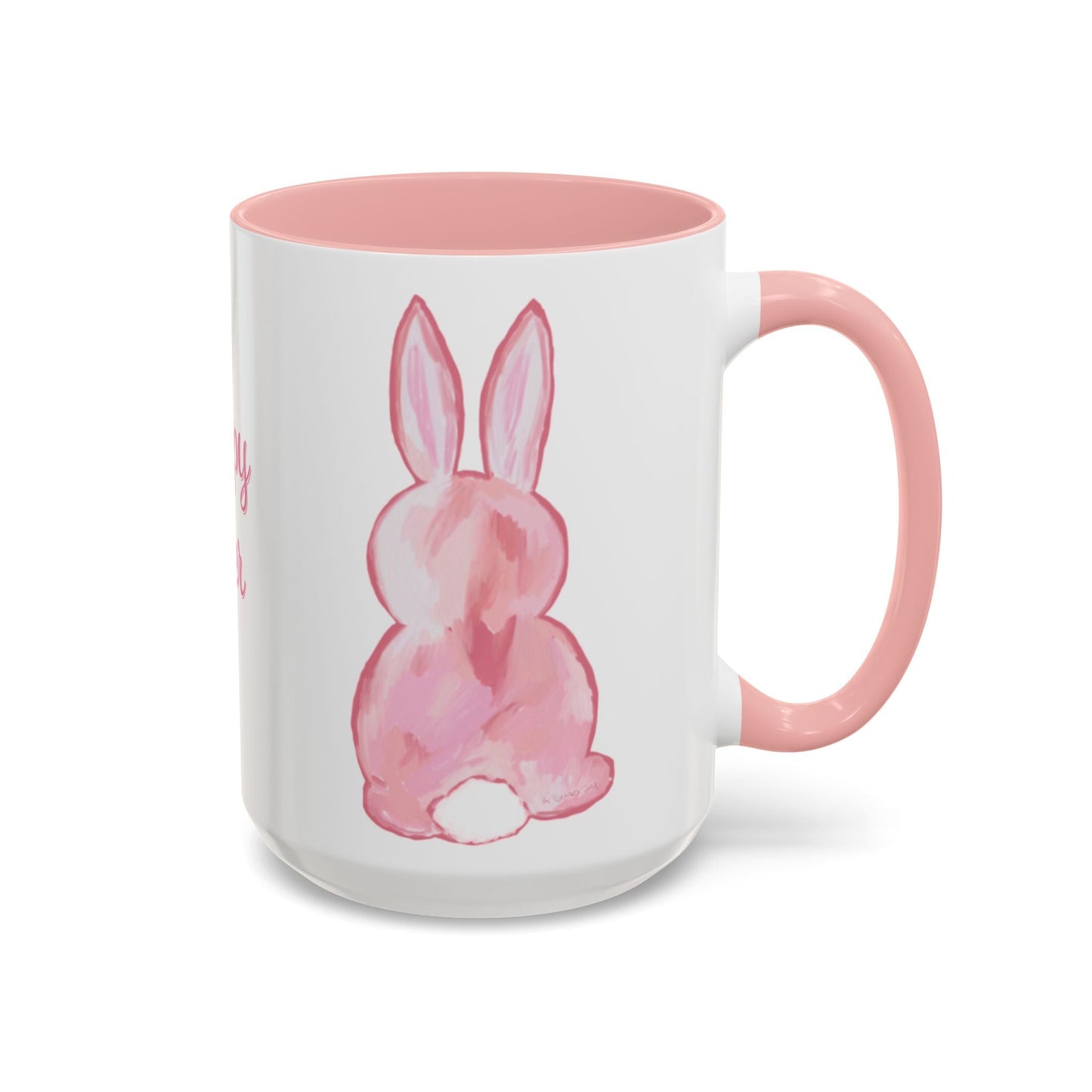 Easter Bunny Two Tone Ceramic Mugs (11oz & 15oz) - Blue Cava