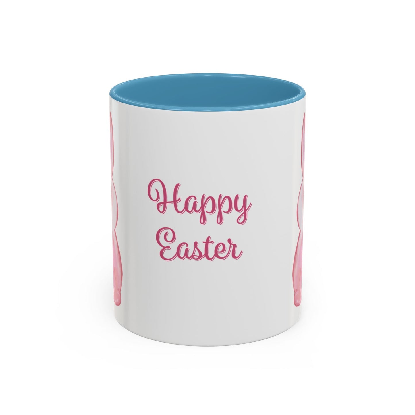 Easter Bunny Two Tone Ceramic Mugs (11oz & 15oz) - Blue Cava