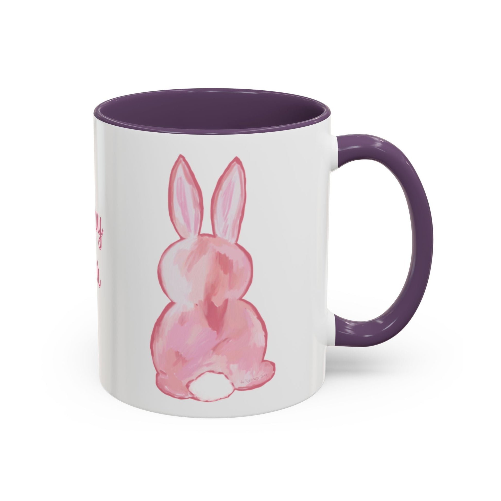 Easter Bunny Two Tone Ceramic Mugs (11oz & 15oz) - Blue Cava