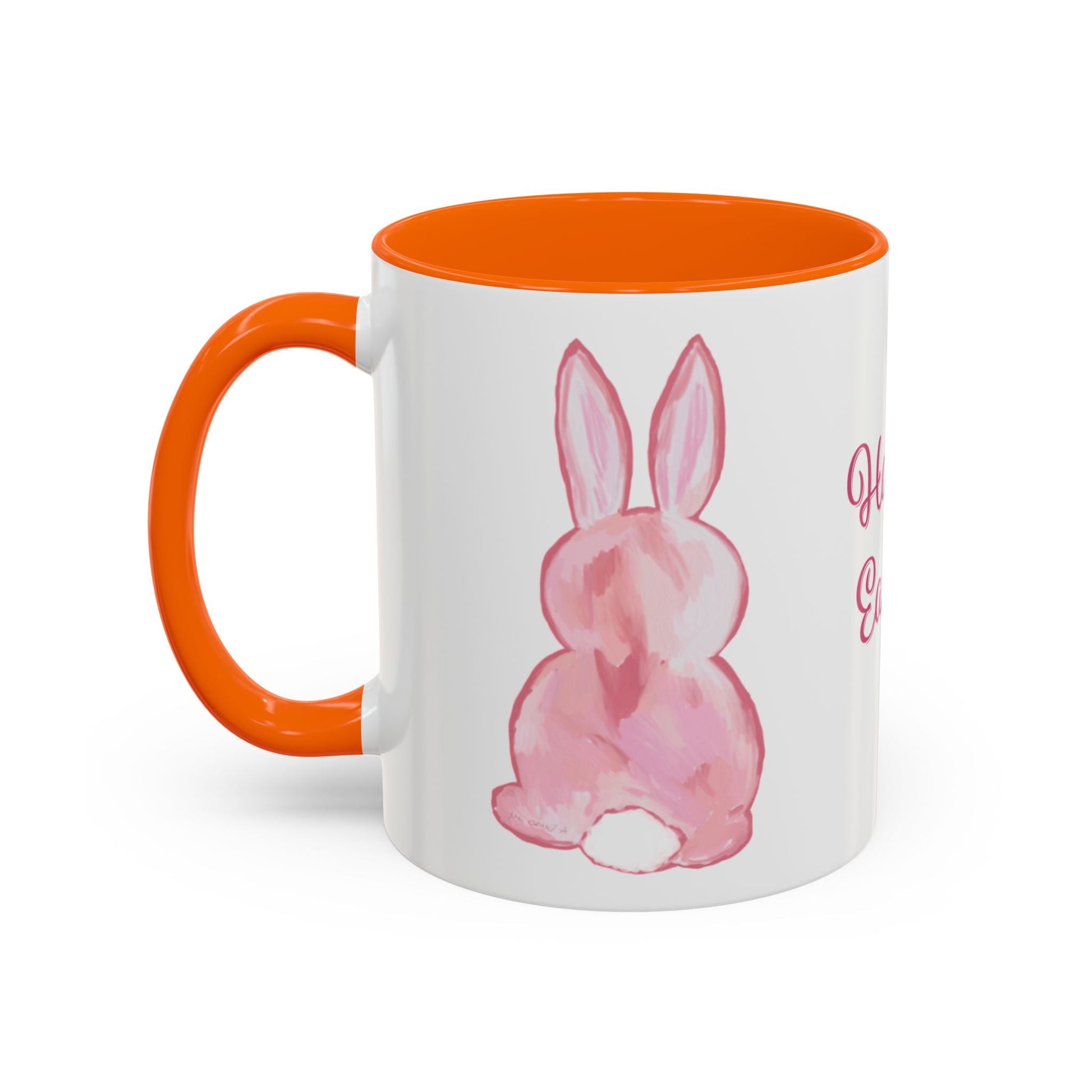 Easter Bunny Two Tone Ceramic Mugs (11oz & 15oz) - Blue Cava