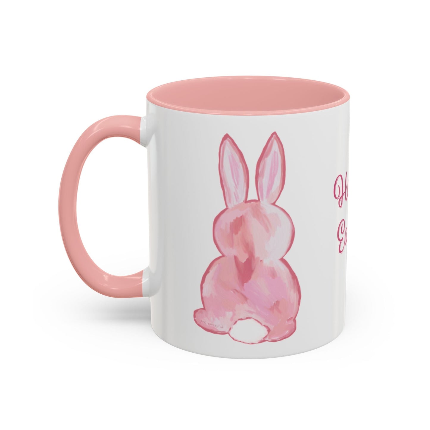 Easter Bunny Two Tone Ceramic Mugs (11oz & 15oz) - Blue Cava