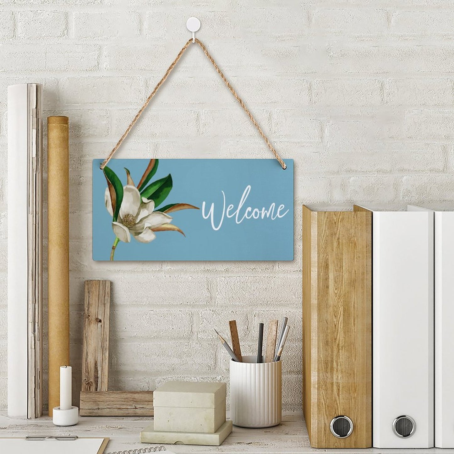 Magnolia Wood Wall Sign