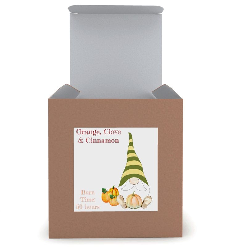 Fall Gnome Candle - Blue Cava