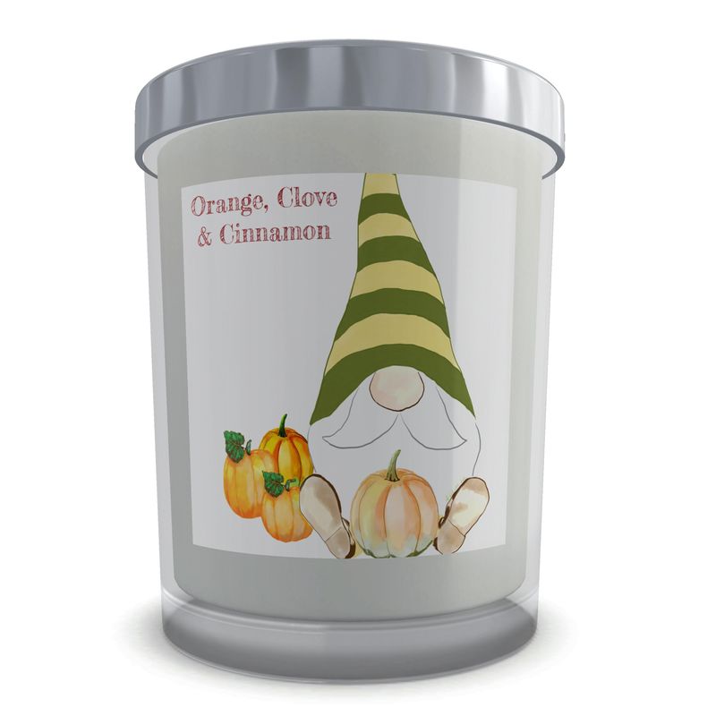 Fall Gnome Candle - Blue Cava